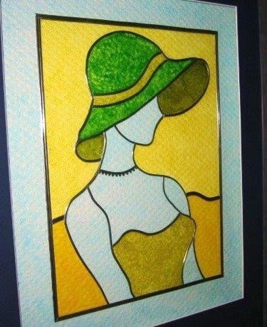 La femme au chapeau vert
